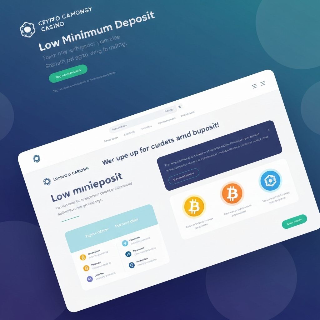 Low Deposit Crypto Casinos: Start Playing with Just $1-$5 Minimum Deposits